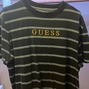Guess Striped T-Shirt Size Large